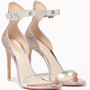 🌺SOPHIA WEBSTER🌺 Nicole Naked Mid-heel Glitter Ankle-wrap Sandals size 37.5